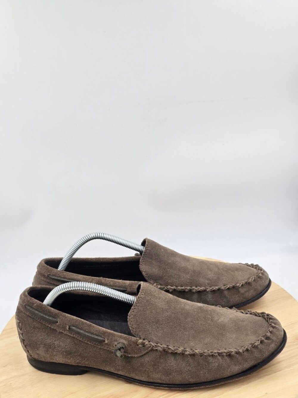 John Varvatos USA Men's Loafers Size 10 M Suede Slip On | Leather